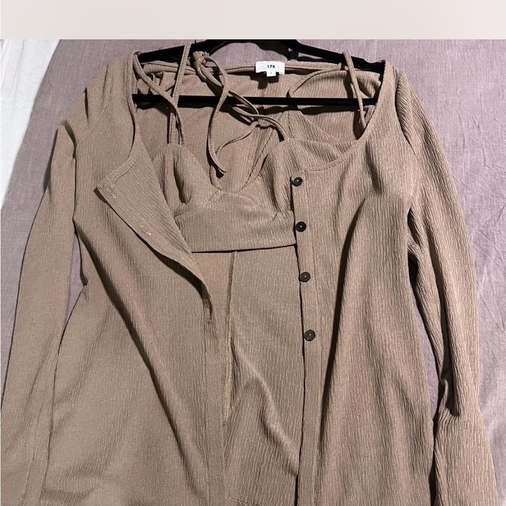 Cardigan and Top Set